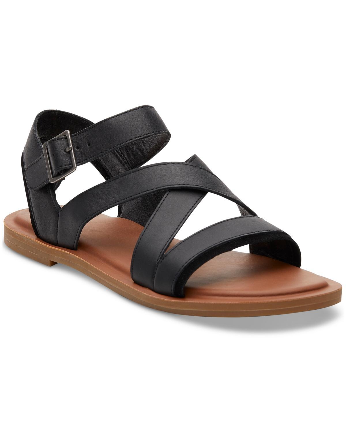 Toms Womens Sloane Strappy Side-Buckle Flat Sandals Product Image