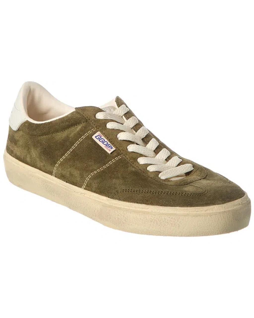 Soul Star Suede Sneaker In Green Product Image