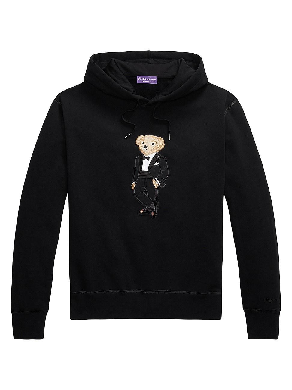 Mens Bear Lux Fleece Hoodie Product Image