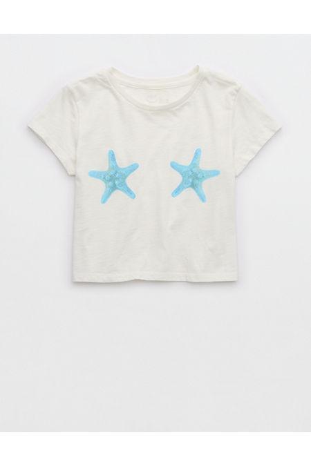 Aerie Cropped Graphic Baby T-Shirt Women's Product Image