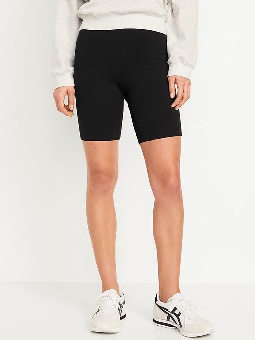 High-Waisted Biker Shorts 3-Pack -- 8-inch inseam Product Image