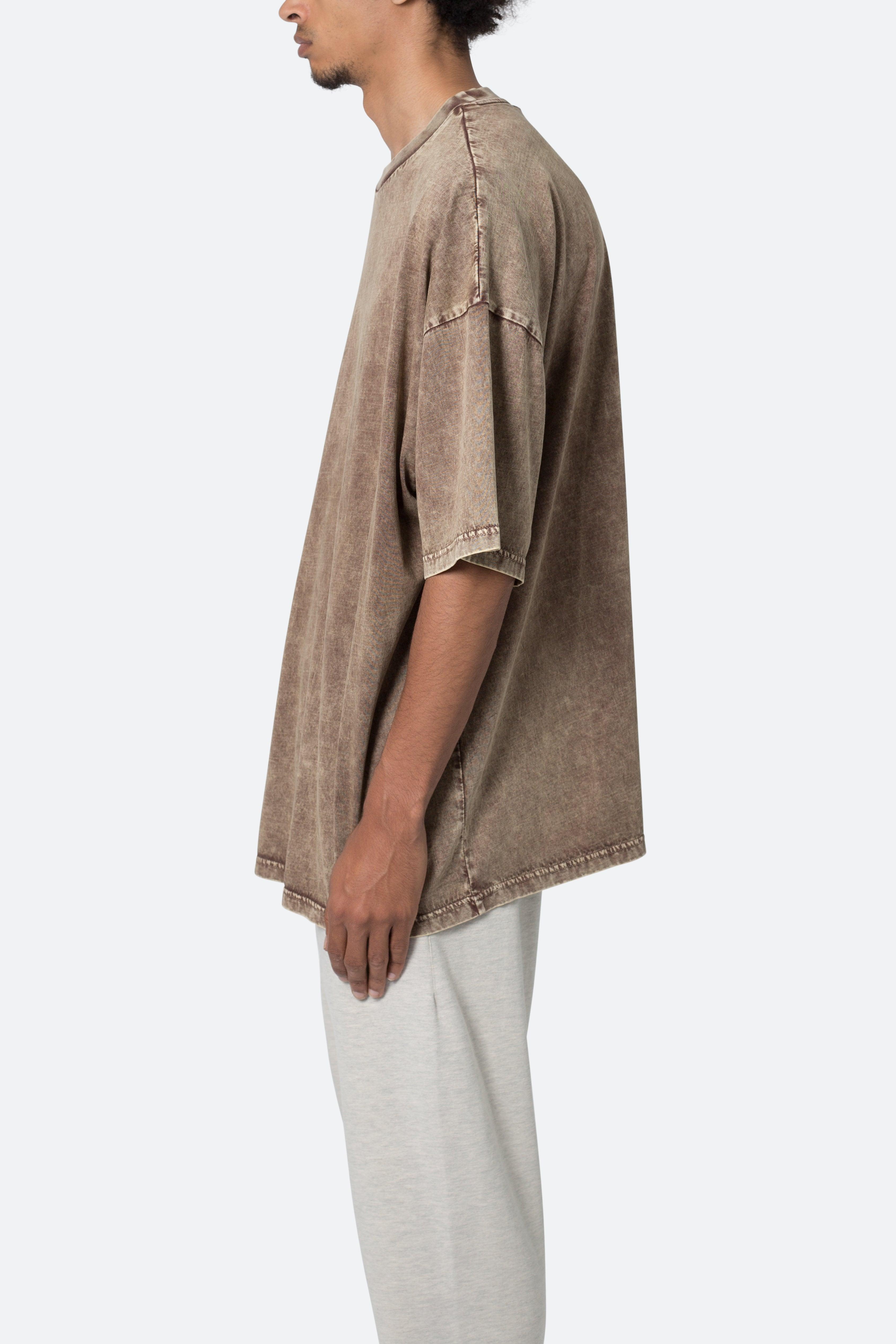 Oversized Acid Tee - Brown Product Image