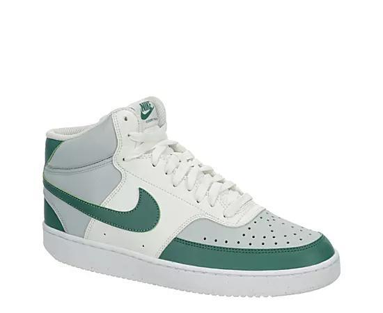 Nike Mens Court Vision Mid Next Nature Casual Sneakers from Finish Line - White Product Image