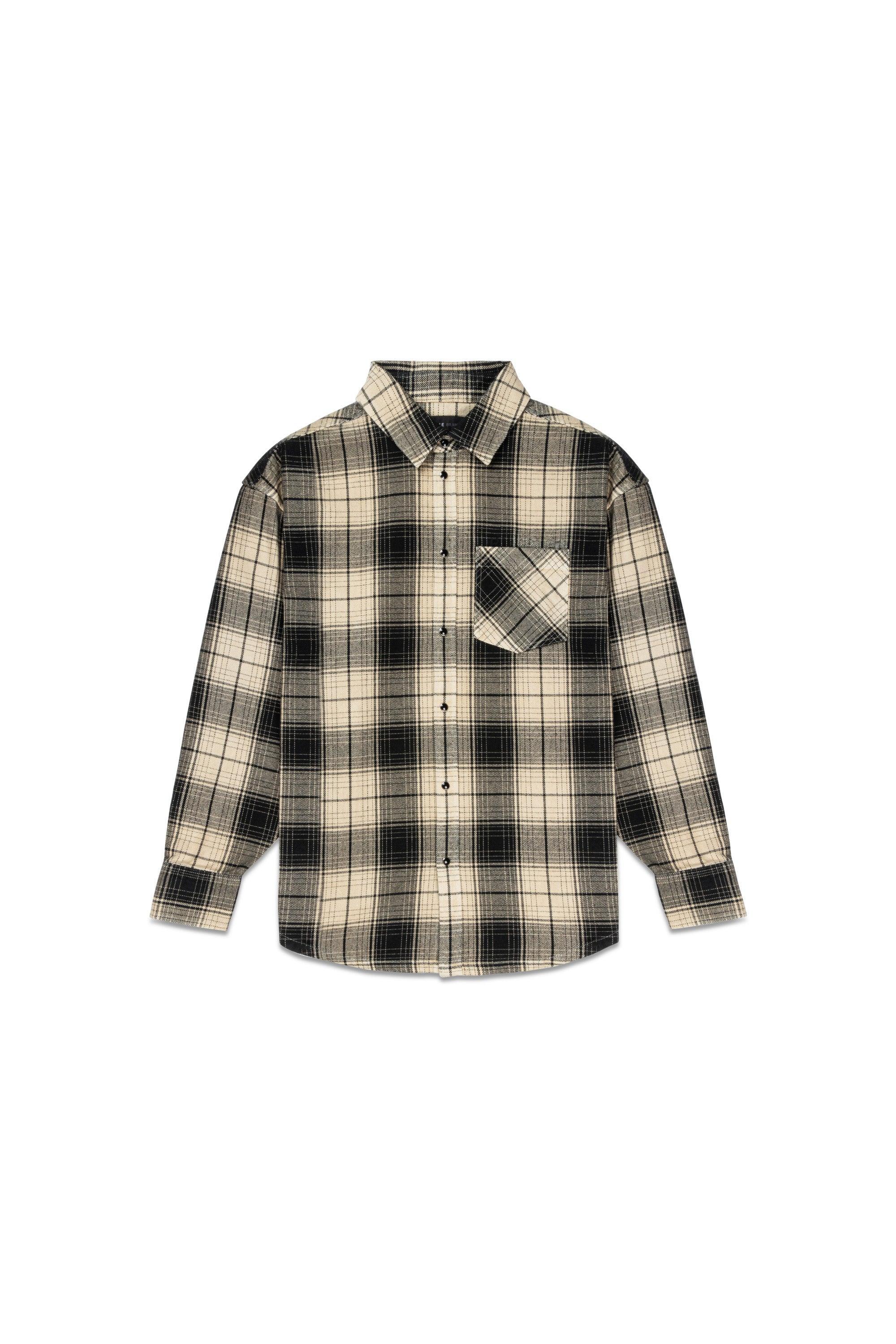 Wordmark Plaid Western Shirt Male Product Image