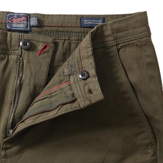 Precision Stretch Classic Fit Chino - Dark Olive Product Image