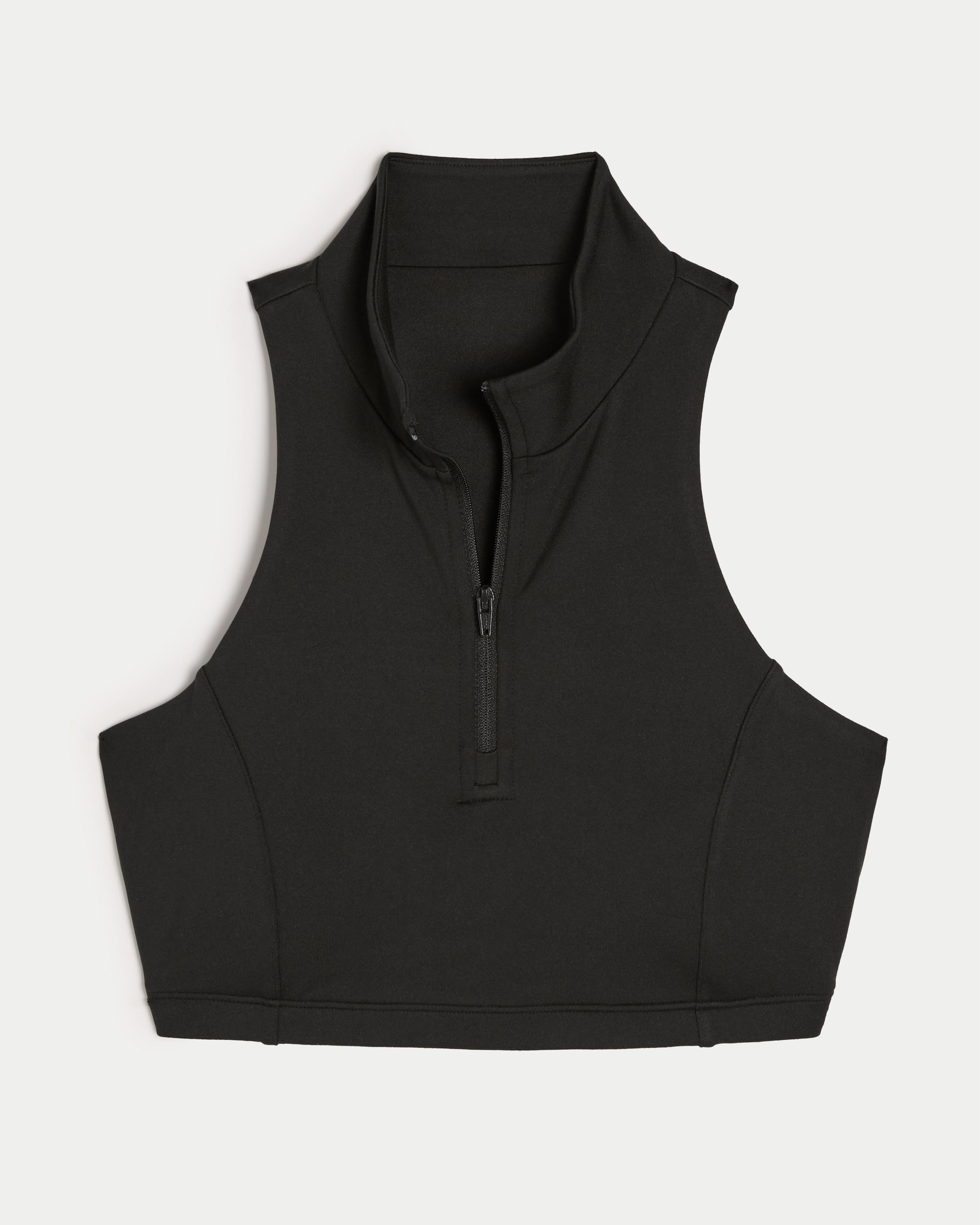 Gilly Hicks Active Recharge High-Neck Quarter-Zip Top Product Image