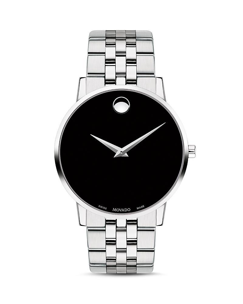 Movado Black Dial Link Bracelet Museum Classic Watch Product Image