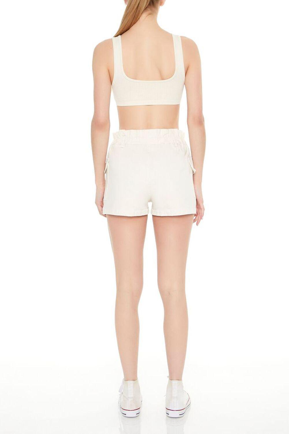 High-Rise Cargo Trouser Shorts | Forever 21 Product Image