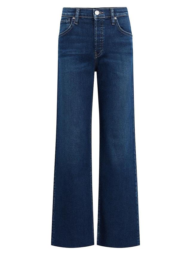 Womens Rosie High-Rise Wide-Leg Jeans Product Image