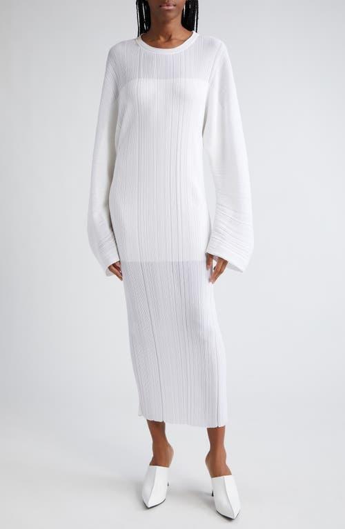 Stella McCartney Long Sleeve Pliss Sweater Dress Product Image