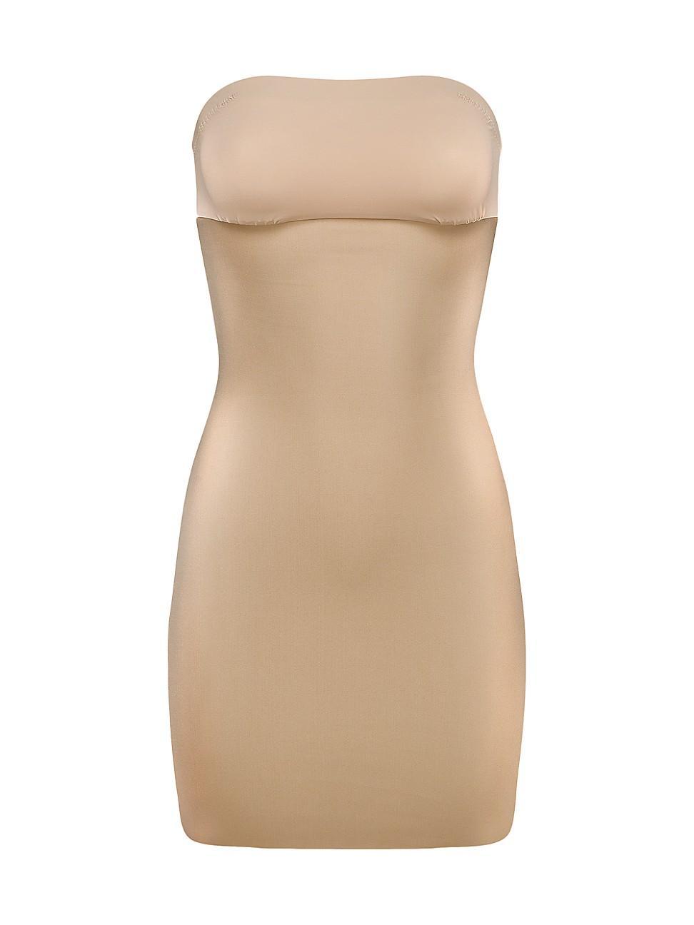 Womens Two-Faced Tech Control Strapless Slip Dress Product Image