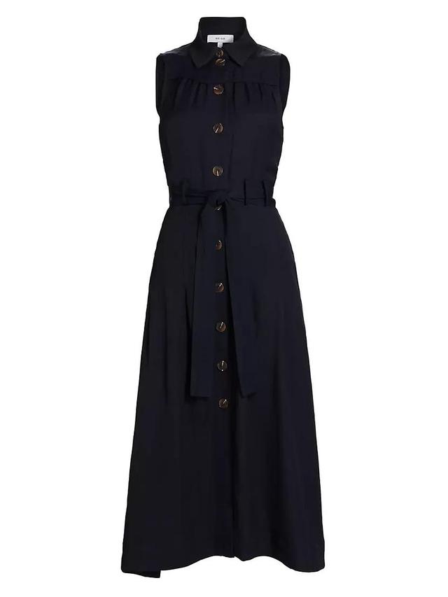 Heidi Belted Midi Shirtdress Product Image