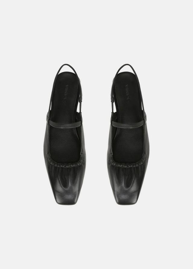 Venice Leather Slingback Flat Product Image