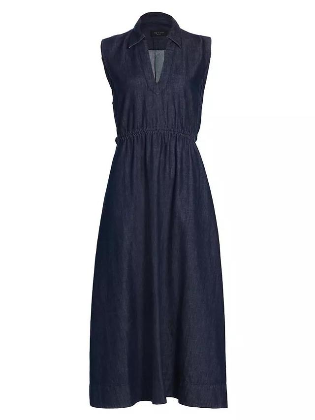 Ultra Featherweight Soraya Denim Midi-Dress Product Image