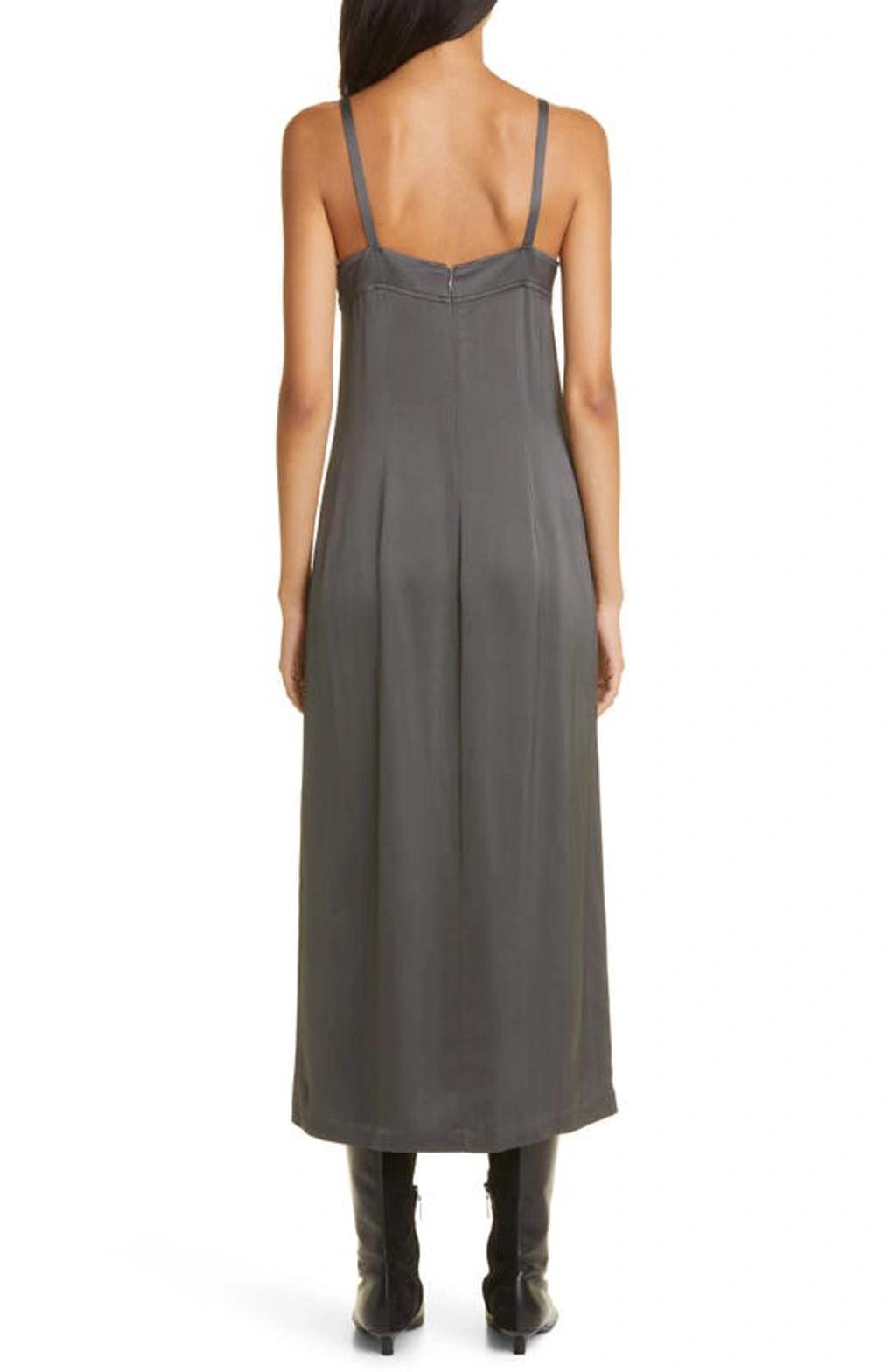 Front-split Crepe Cami Dress Lead Product Image