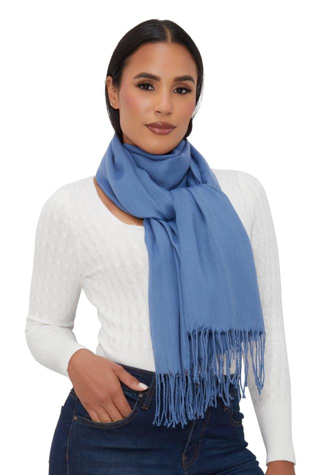 Solid Pashmina Scarf Female Product Image