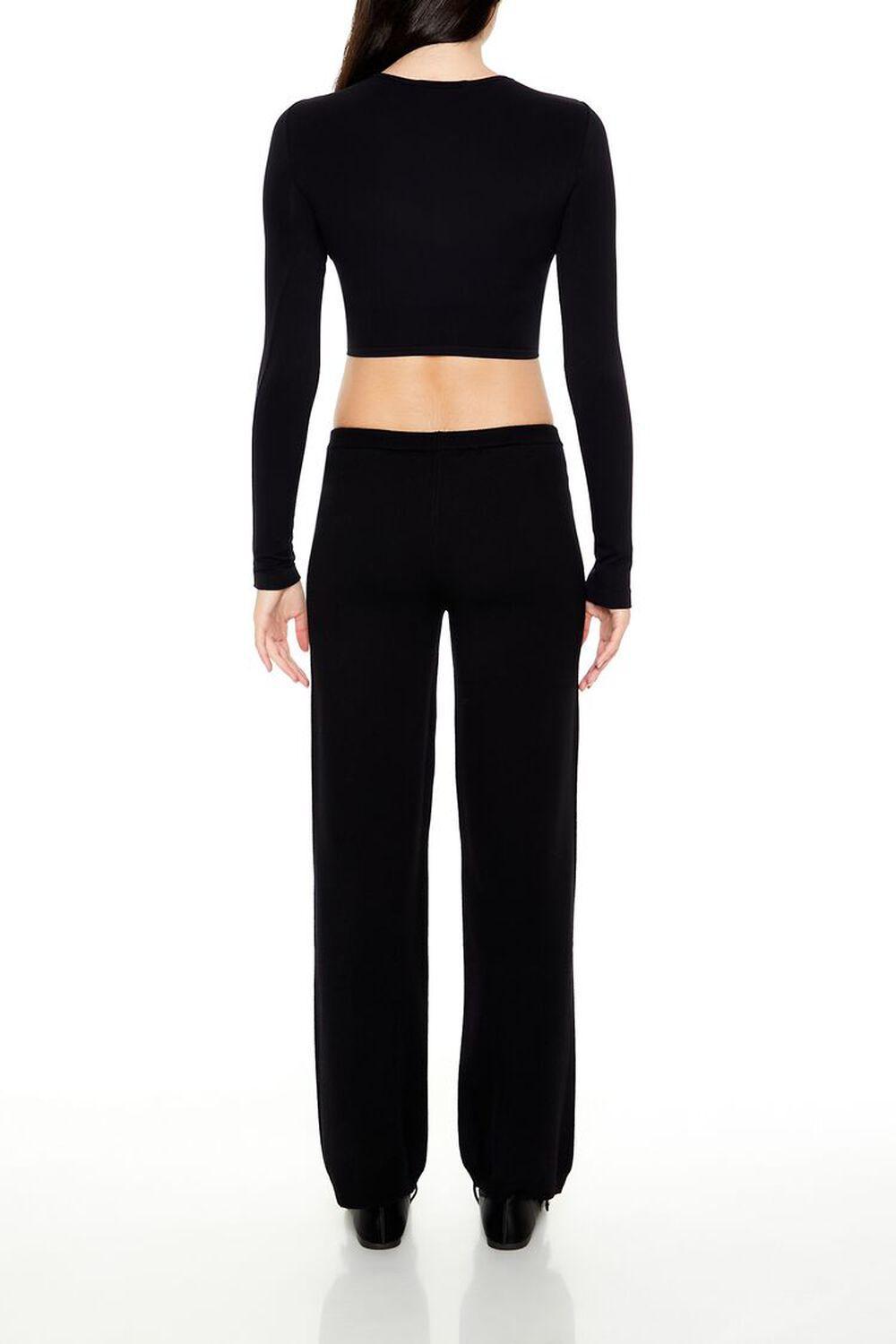 Sweater-Knit Straight-Leg Pants | Forever 21 Product Image