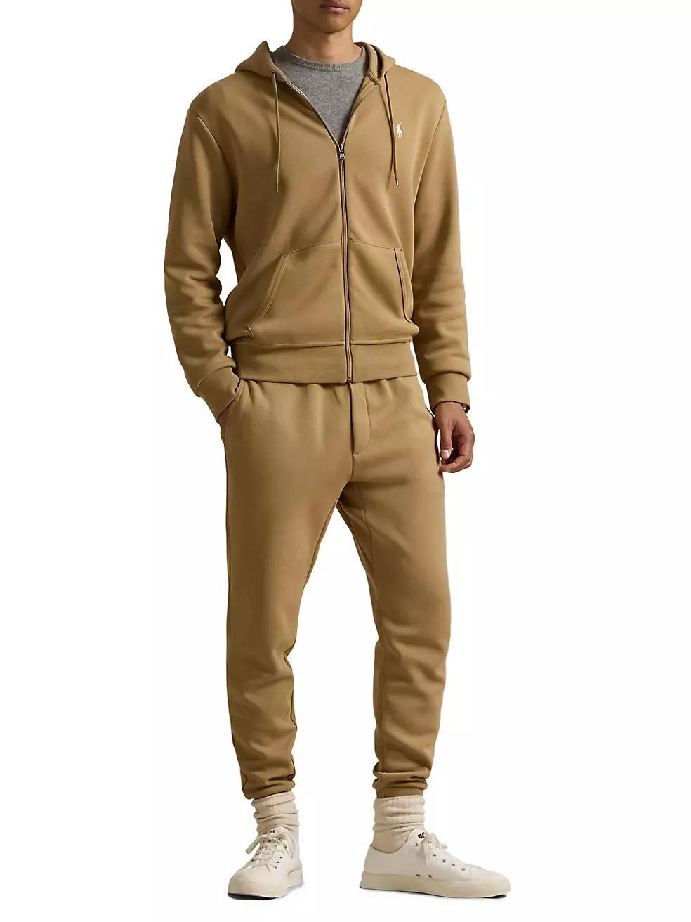 Double-Knit Cotton-Blend Sweatpants Product Image