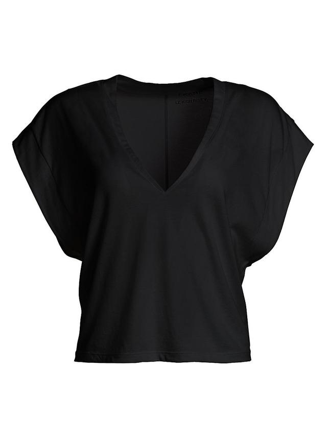 Le High Rise V-Neck Tee Product Image