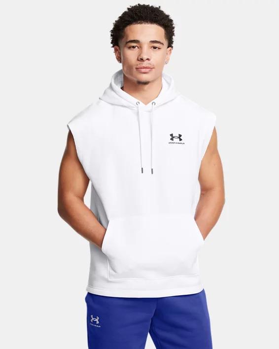 Mens UA Icon Fleece Sleeveless Hoodie Product Image