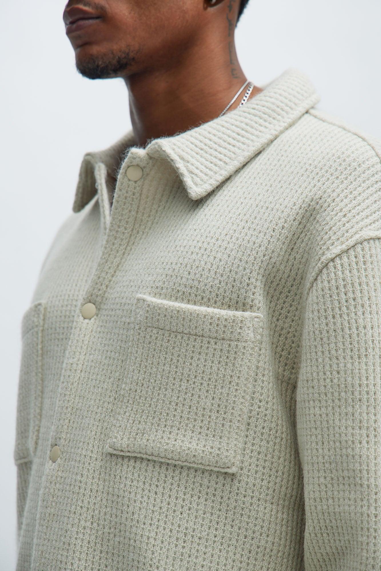 Otis Long Sleeve Shirt - Off White Product Image