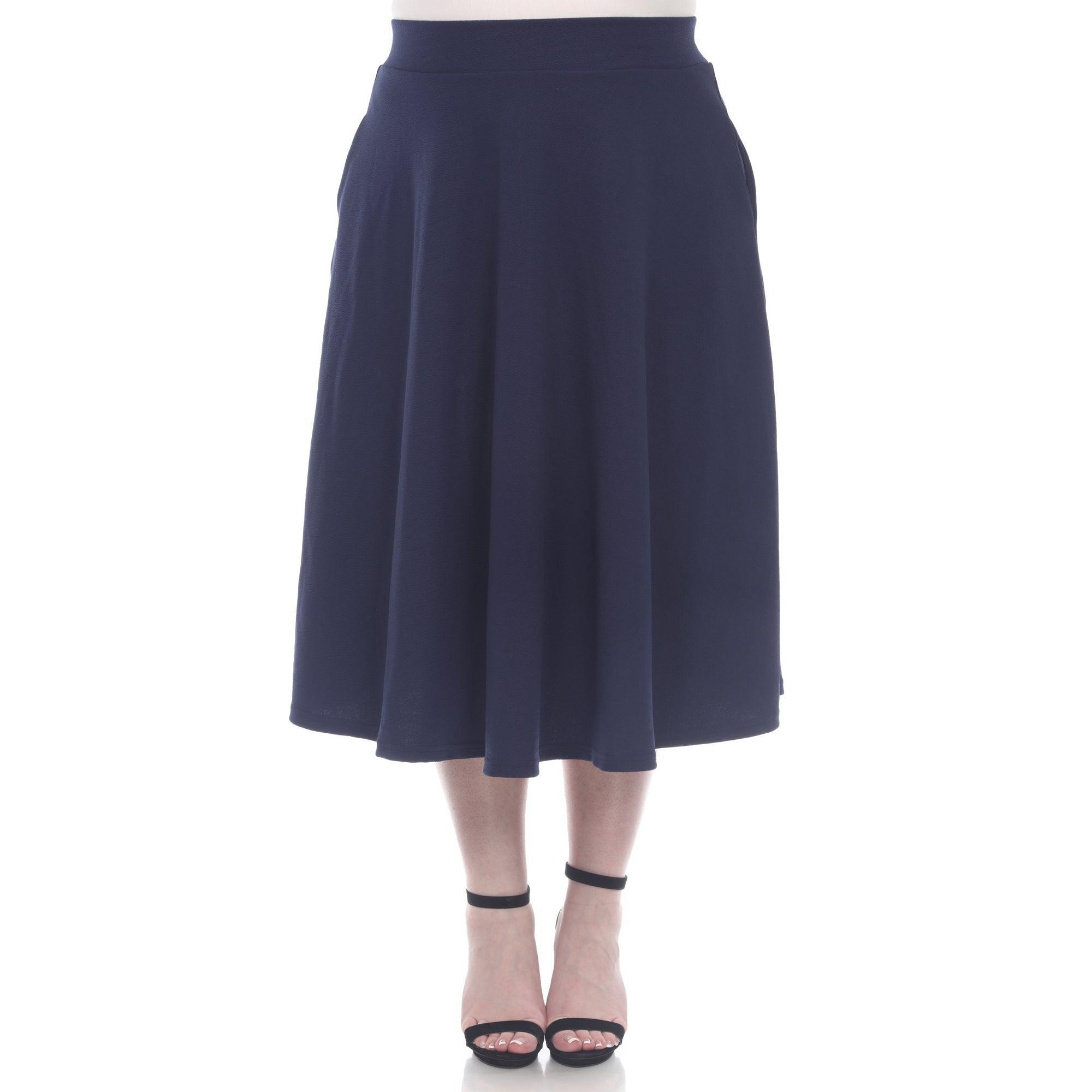 Tasmin Flare Midi Skirts - Plus Product Image