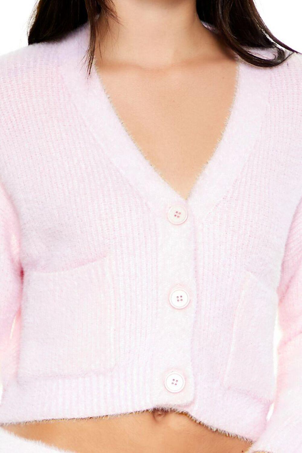 Fuzzy Cardigan Sweater | Forever 21 Product Image