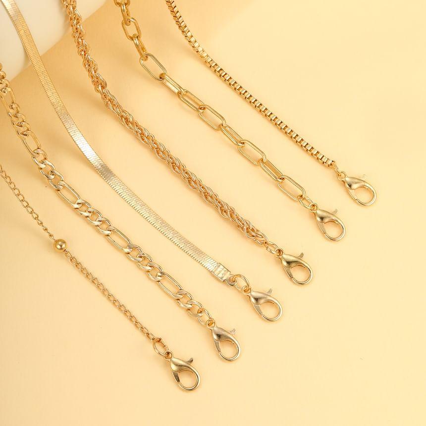 Metallic Anklet Set Product Image