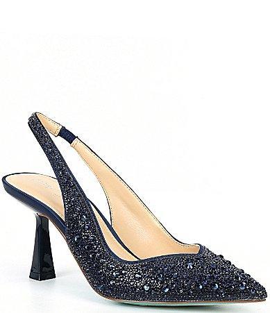 Betsey Johnson Clark Slingback Pointed Toe Pump Product Image