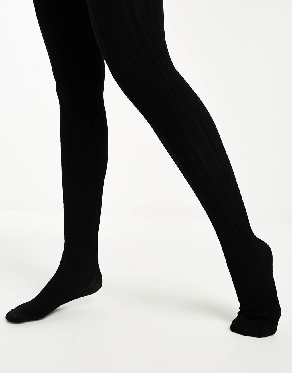 My Accessories London cable knit tights Product Image