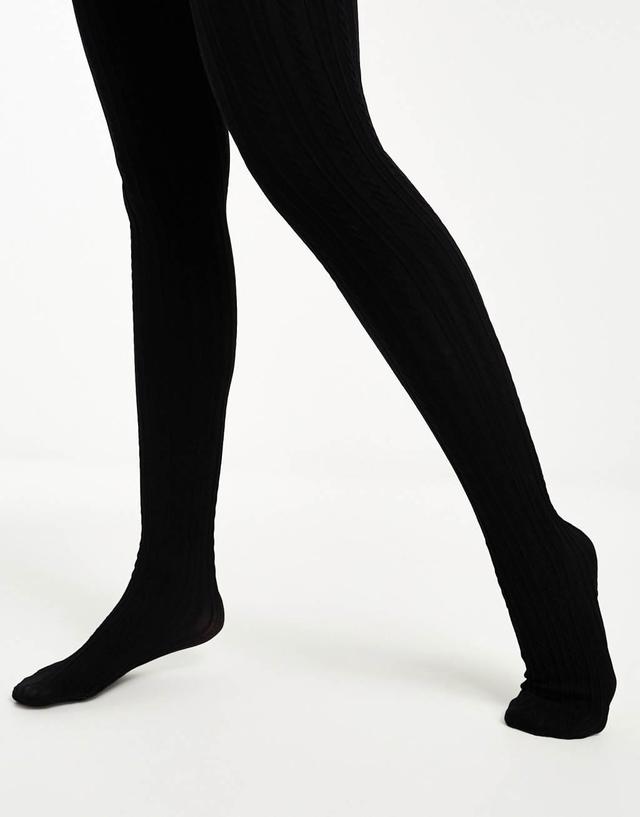 My Accessories London cable knit tights Product Image