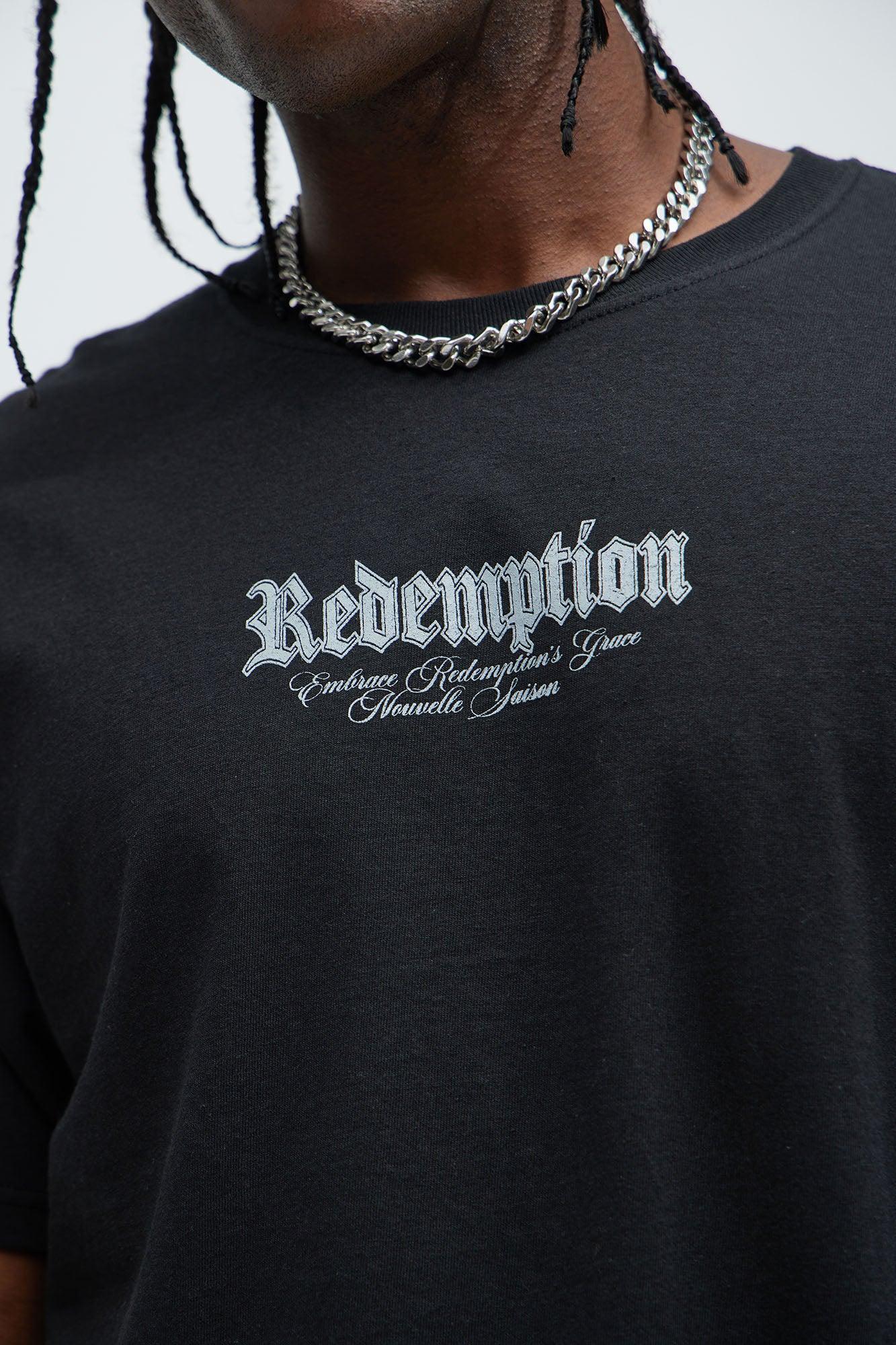 Redemption In Bloom Short Sleeve Tee - Black Product Image