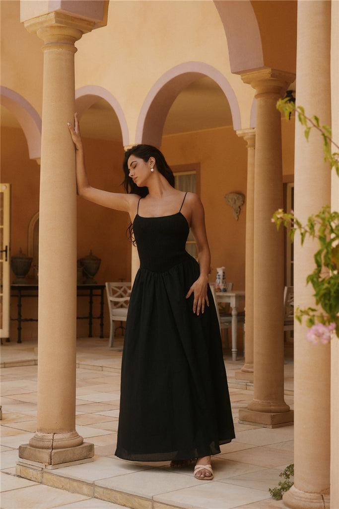 Whispering Willow Maxi Dress Black product image