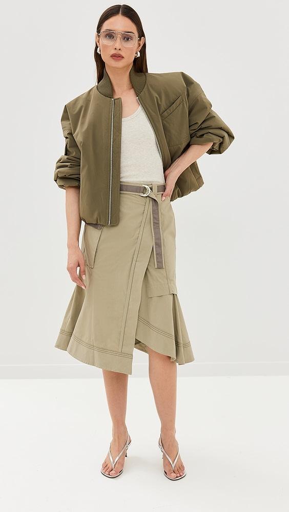 3.1 Phillip Lim Double Layered Utility Cargo Skirt | Shopbop Product Image