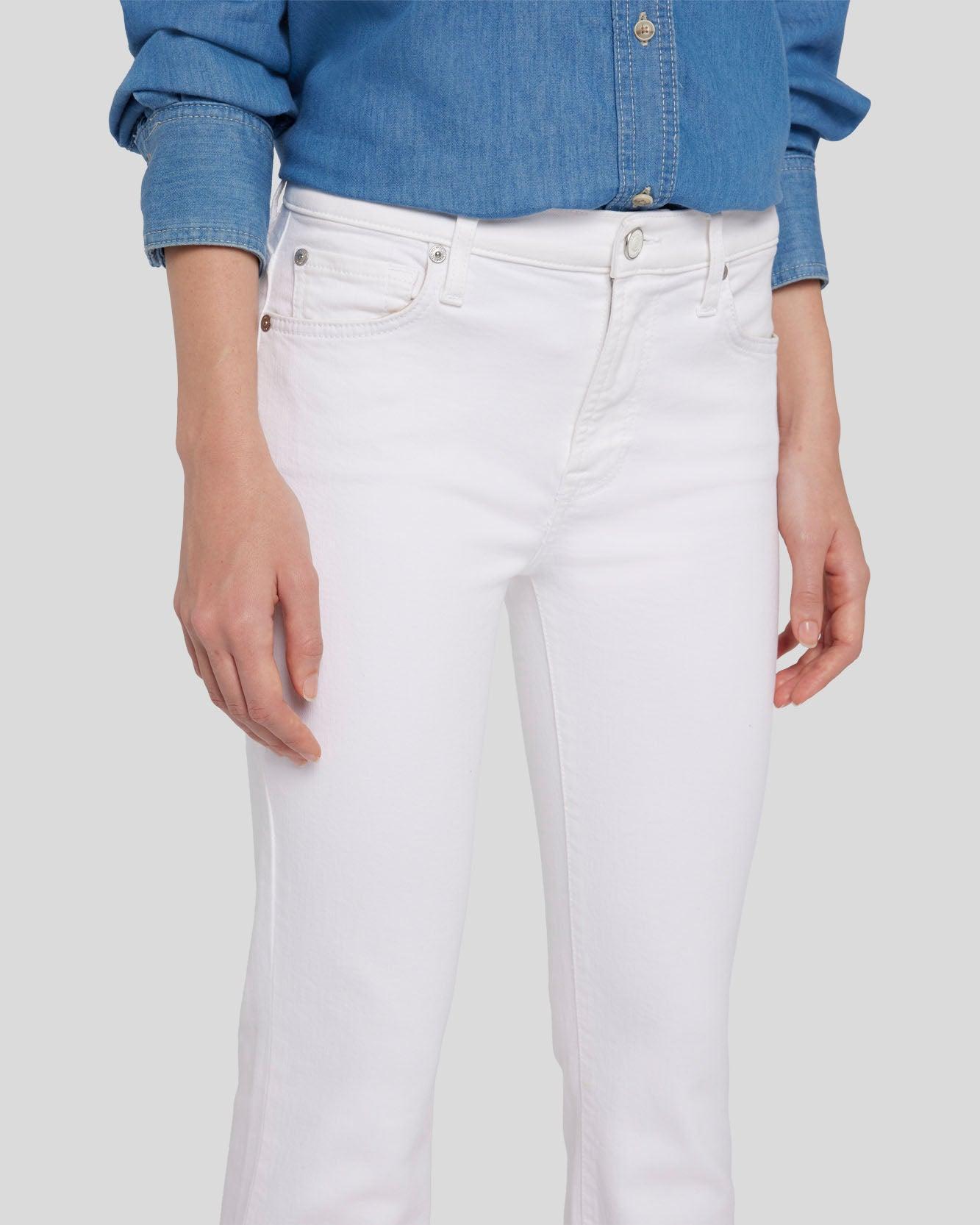 Tailorless Bootcut in White Female Product Image