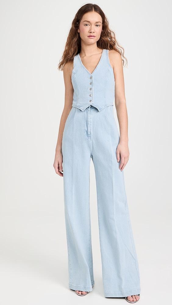 Amanda Uprichard Ethan Denim Jumpsuit | Shopbop Product Image