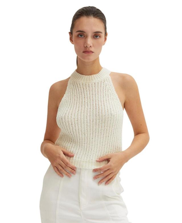 Crescent Womens Audrey Chunky Halter Top Product Image