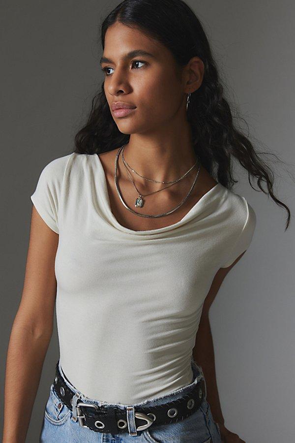 Silence + Noise Lara Cowl Neck Top Womens at Urban Outfitters Product Image