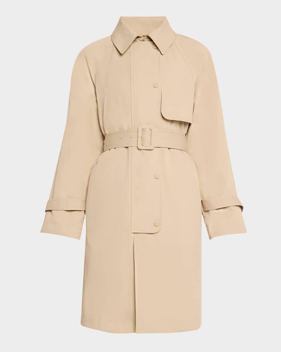 Belted Technical Cotton Trench Coat product image