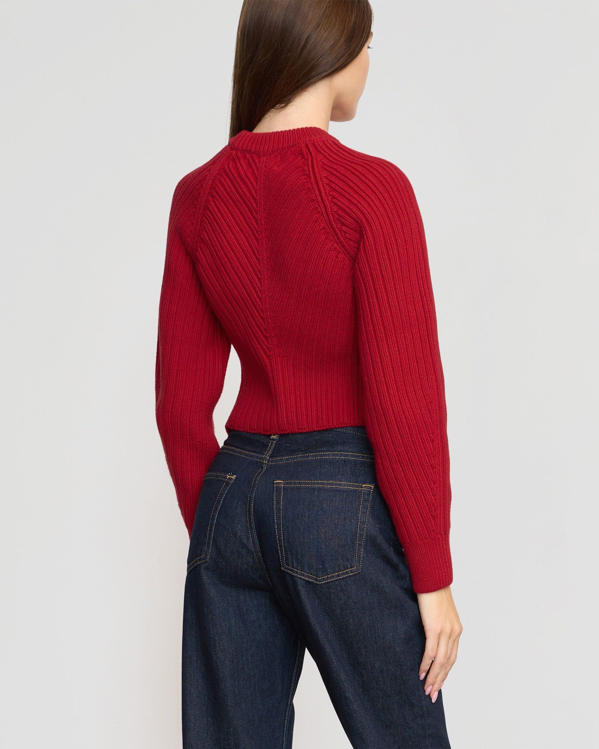 Iona Organic Cotton Cropped Sweater Product Image