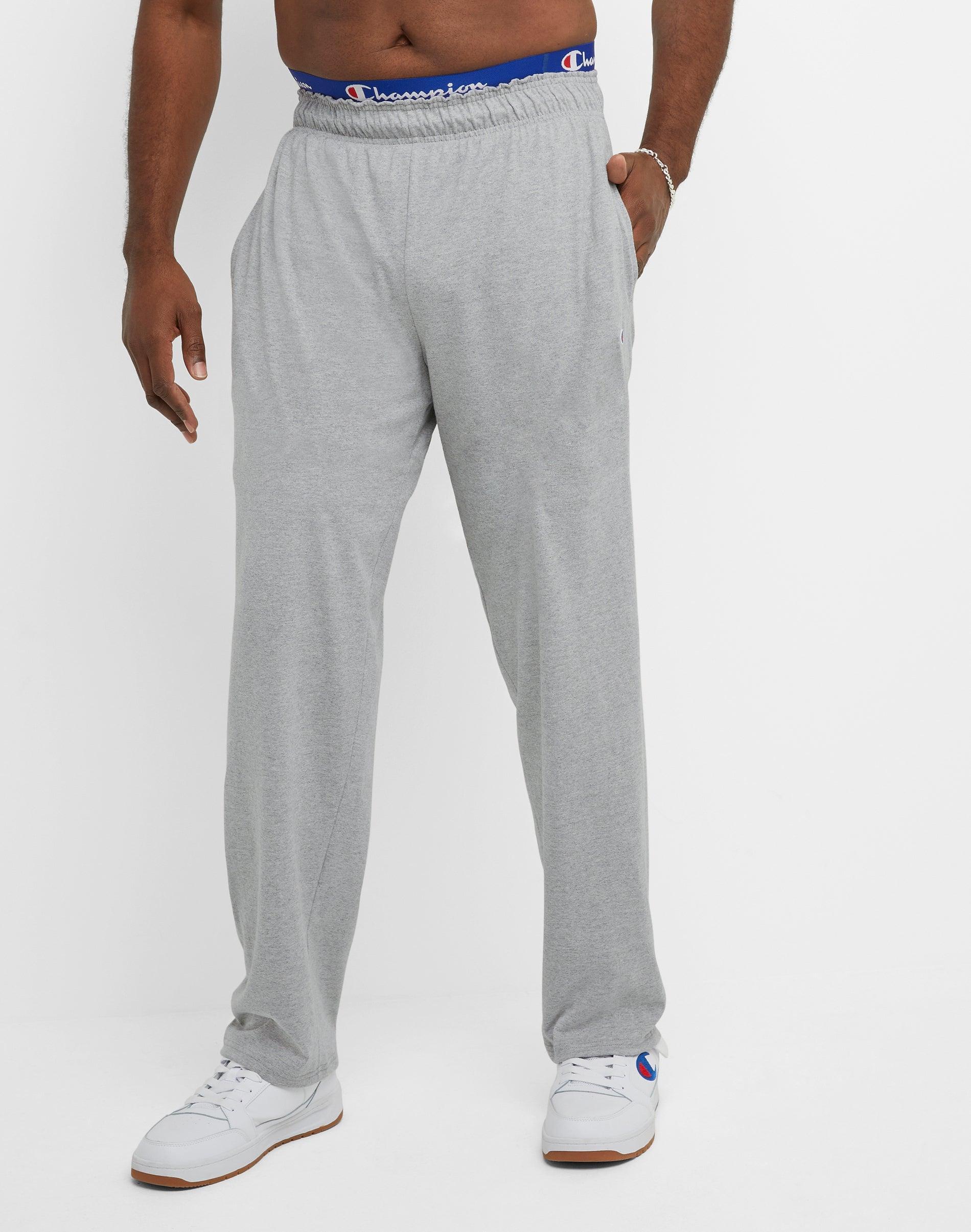 Champion Big Tall Everyday Open Bottom Cotton Pants Men's Clothing Product Image