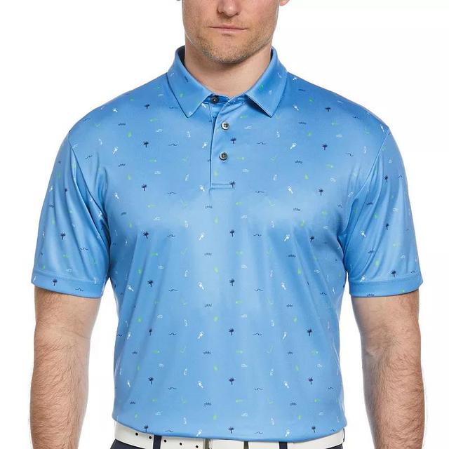 Mens Grand Slam Short Sleeve Allover Golf Print Conversational Polo Product Image