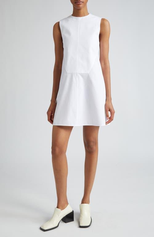 Womens Cotton Poplin A-Line Minidress product image