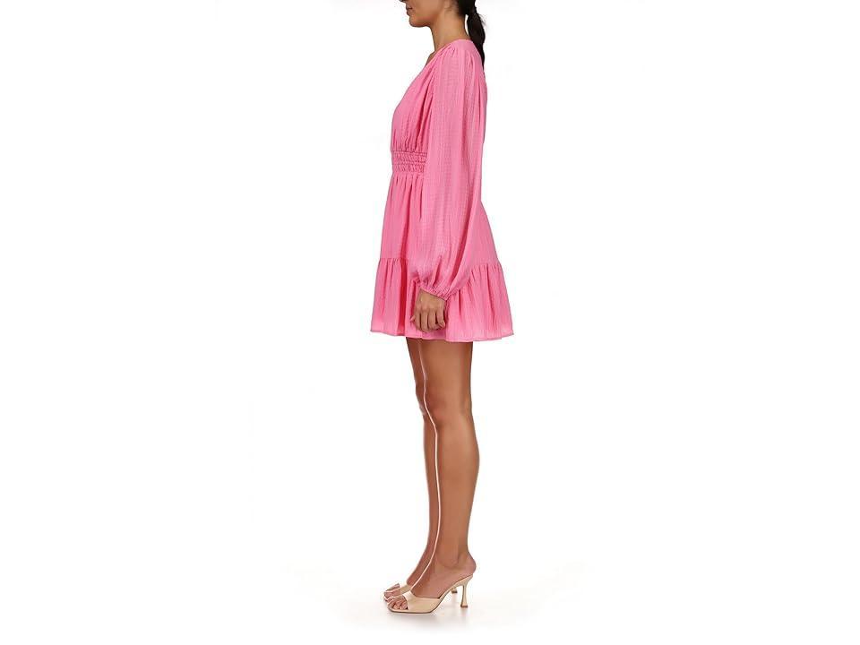 Sanctuary Soft V-Neck Dress (Strawberry Ice) Women's Clothing Product Image