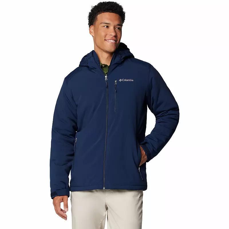 Mens Columbia Gate Racer II Midweight Hooded Soft Shell Jacket Product Image