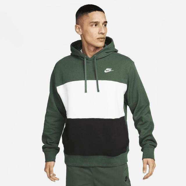 Nike Men's Club Fleece French Terry Color-Blocked Hoodie Product Image