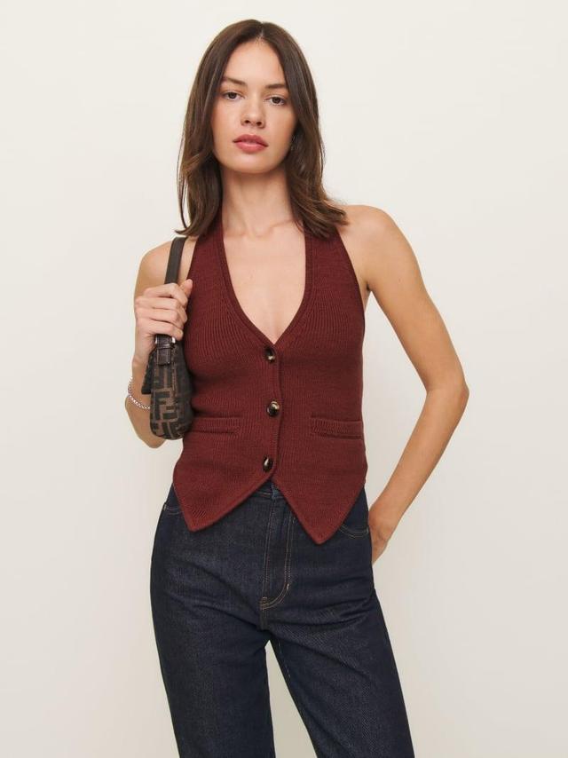 Romy Halter Sweater Vest Product Image