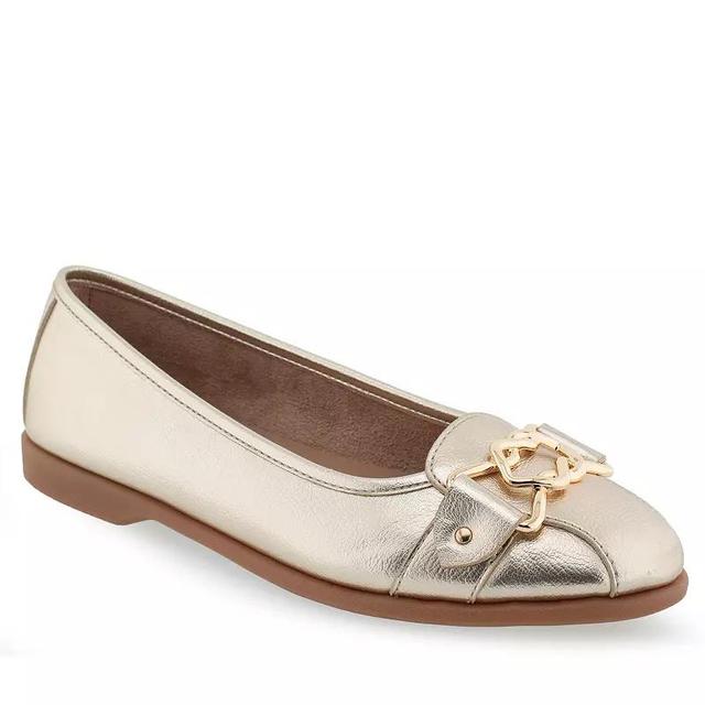 Aerosoles Bia Womens Leather Ballet Flats Product Image