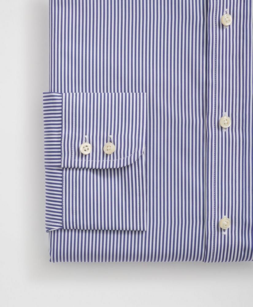 Brooks Brothers X Thomas Mason® Cotton English Collar, Striped Dress Shirt Product Image