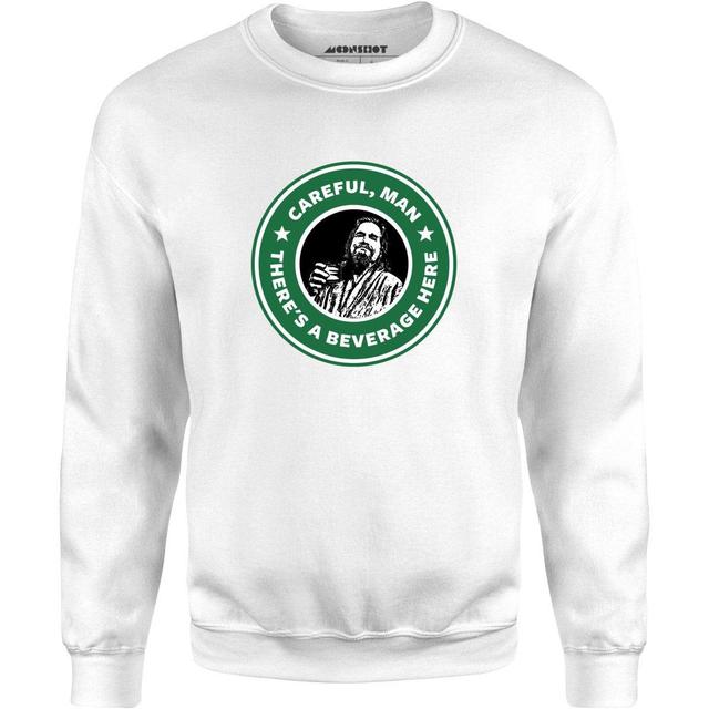 Lebowski - Careful, Man - There's a Beverage Here - Unisex Sweatshirt Male Product Image